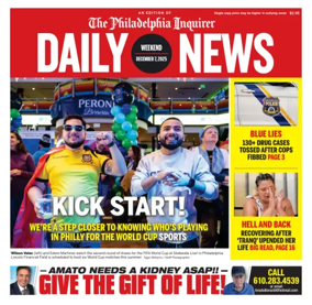 Cover of Philadelphia Daily News
