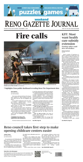 Cover of Reno Gazette Journal