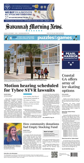Cover of Savannah Morning News