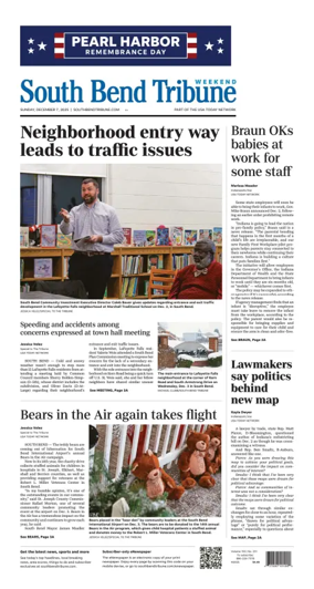 Cover of South Bend Tribune