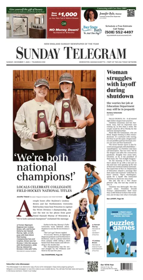 Cover of Telegram & Gazette