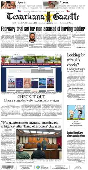 Cover of Texarkana Gazette