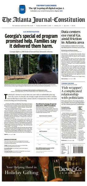 Cover of The Atlanta Journal-Constitution