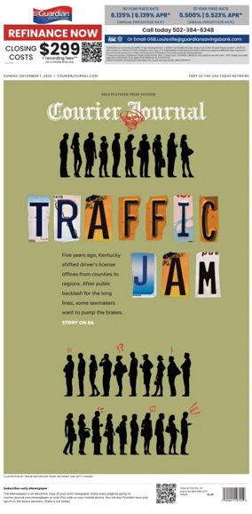 Cover of The Courier-Journal (Louisville)