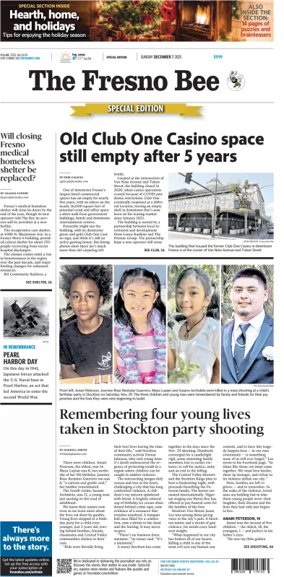 Cover of The Fresno Bee (Sunday)