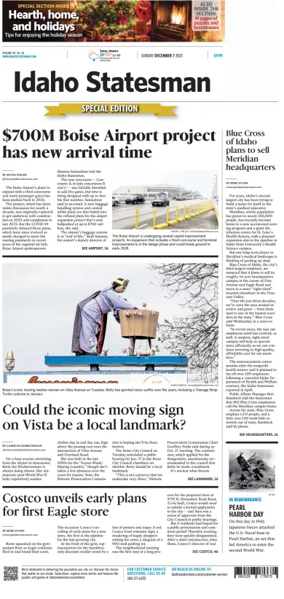 Cover of The Idaho Statesman (Sunday)