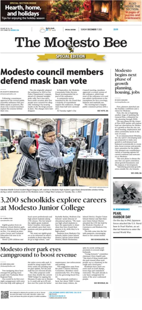 Cover of The Modesto Bee (Sunday)