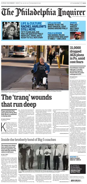 Cover of The Philadelphia Inquirer (South Jersey edition)