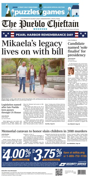 Cover of The Pueblo Chieftain