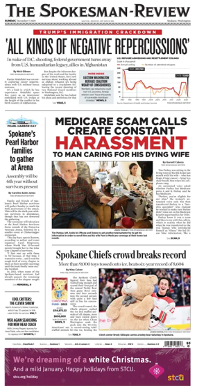 Cover of The Spokesman-Review (Spokane)