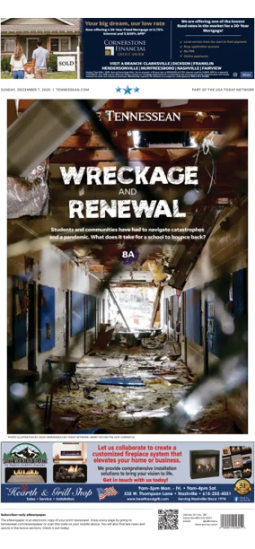 Cover of The Tennessean