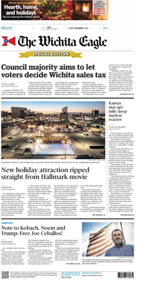 Cover of The Wichita Eagle (Sunday)