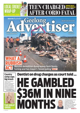 Cover of Geelong Advertiser