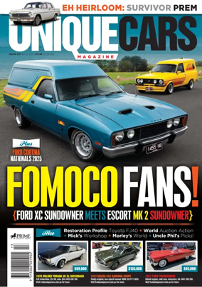 Cover of Unique Cars Australia