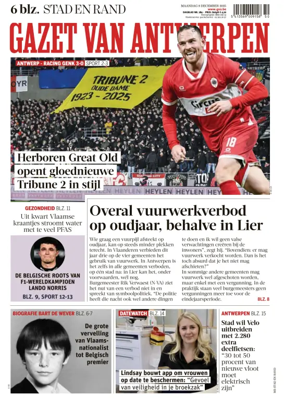 Cover of Gazet van Antwerpen Metropool Stad