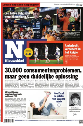 Cover of Het Nieuwsblad