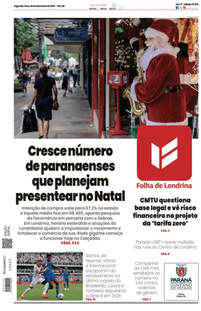 Cover of Folha de Londrina