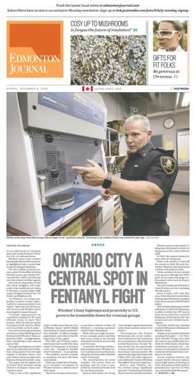 Cover of Edmonton Journal