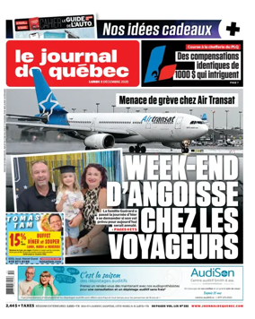 Cover of Le Journal de Quebec