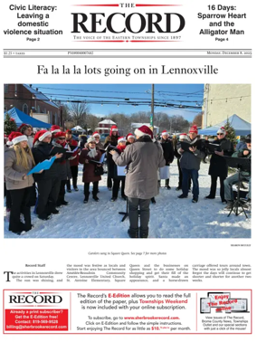 Cover of Sherbrooke Record