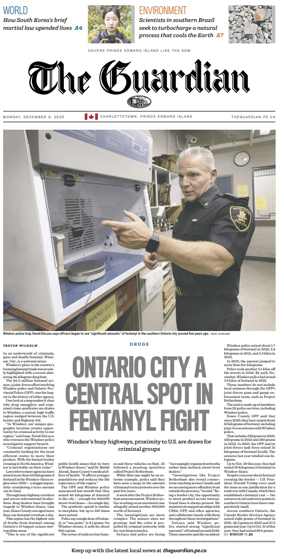 Cover of The Guardian (Charlottetown)