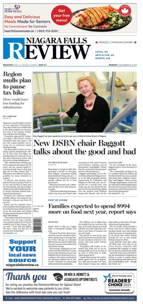 Cover of The Niagara Falls Review