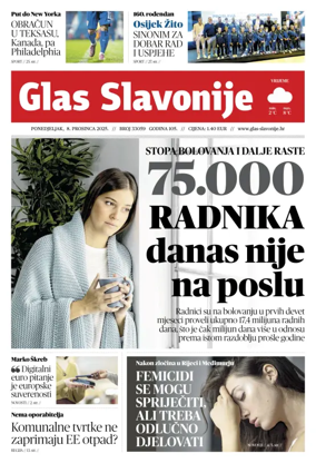 Cover of Glas Slavonije