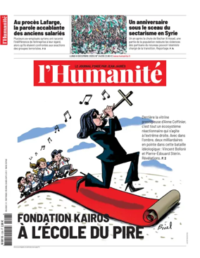 Cover of L'HUMANITE
