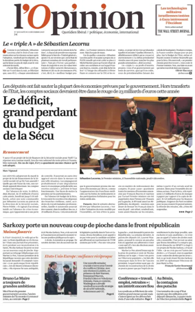 Cover of L'Opinion