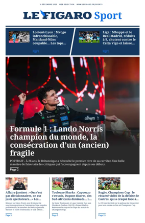 Cover of Le Figaro Sport