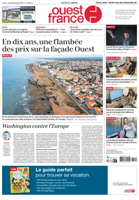 Cover of Ouest France (Challans / Saint-Gilles-Croix-de-Vie)