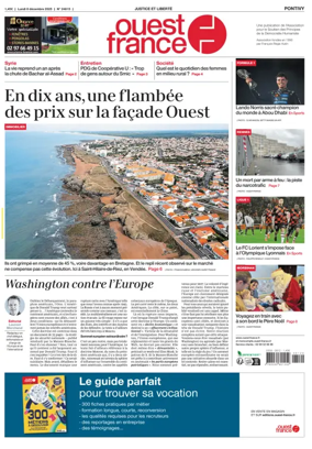 Cover of Ouest France (Pontivy)
