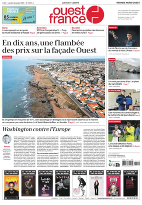 Cover of Ouest France (Rennes Nord)