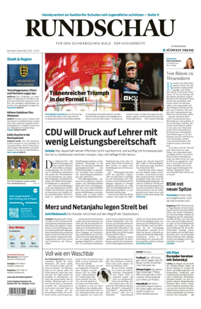 Cover of Rundschau für den Schwäbischen Wald – Der Kocherbote