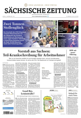 Cover of Sächsische Zeitung  (Hoyerswerda)
