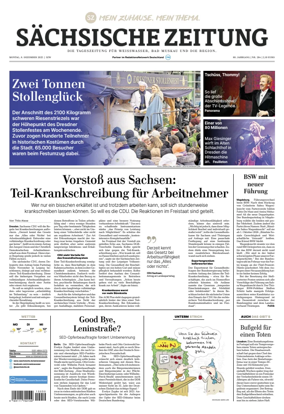 Cover of Sächsische Zeitung (Weißwasser)