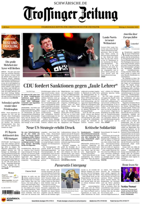 Cover of Trossinger Zeitung