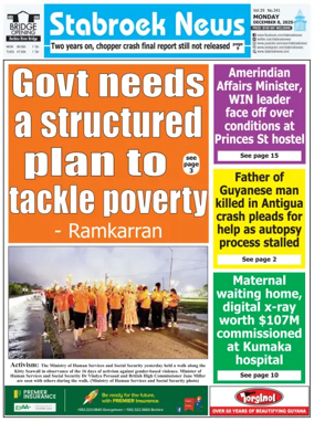 Cover of Stabroek News