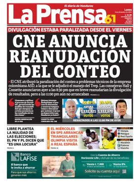 Cover of Diario La Prensa
