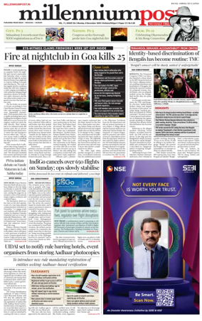 Cover of Millennium Post (Kolkata)