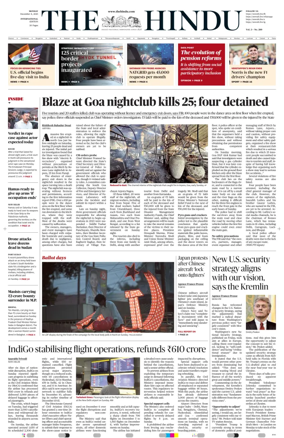 Cover of The Hindu - International