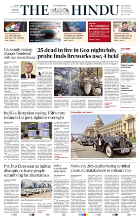 Cover of The Hindu (Mangalore)