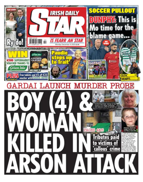 Cover of Irish Daily Star