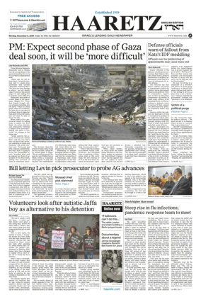Cover of Haaretz english edition