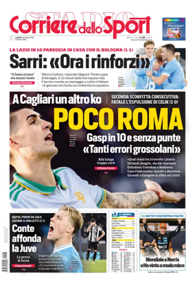 Cover of Corriere dello Sport (Lazio)