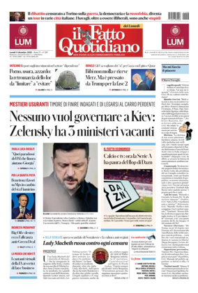 Cover of Il Fatto Quotidiano