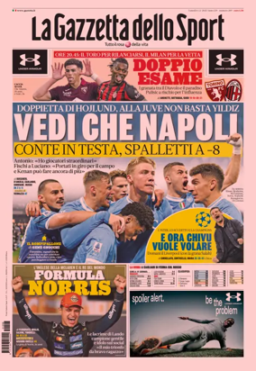 Cover of La Gazzetta dello Sport - Romana