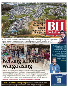 Cover of Berita Harian