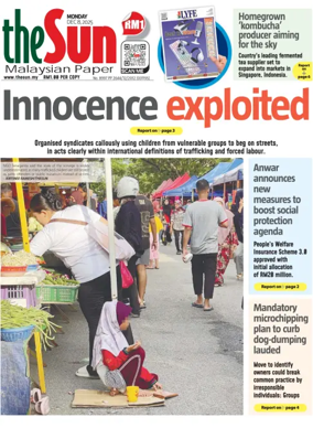 Cover of The Sun (Malaysia)