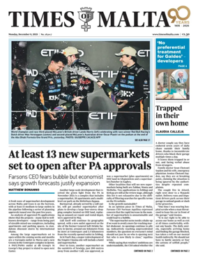 Cover of Times of Malta